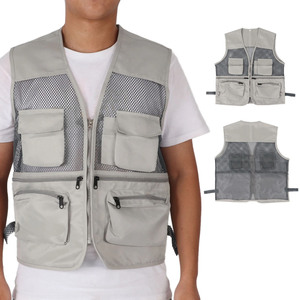 Gilet tactique d'extérieur respirant de style Hip Hop pour hommes Gilets d'entraînement à séchage rapide Meilleur design pour les costumes de mode en gros - Product Image 6