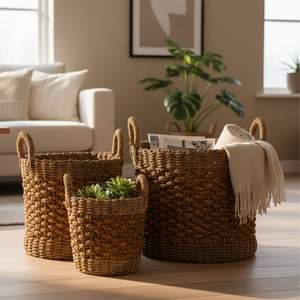 งานฝีมือจากเปลือกต้นกล้วย หญ้าทะเล และหวาย ยี่ห้อ CYHLYA - Product Image 5