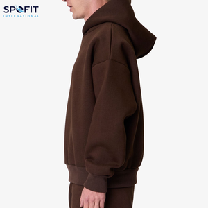 Sudaderas con Capucha Bordadas de Invierno de Alta Calidad con Logotipo Personalizado, 420 g/m², 100 % Algodón, Hombros Caídos, Talla Grande - Product Image 2