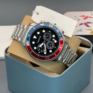 トップブランド FS メンズ シンプル クロノグラフ ウォッチ 46mm ステンレススチール サファイアクリスタル ビッグダイヤル 防水 発光 ETA ファッション - Product Image 4