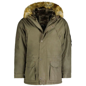 <b>Men's</b> Winter Warm <b>Coats</b> Male Parkas Jackets With <b>Fur</b> <b>Hood</b> Wholesale Cheap Price Custom Logo <b>Men</b> Parka Jacket - Product Image 1