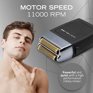 Afeitadora Eléctrica de Precisión para Barba, para Hombres, Profesional, con Cable de Carga USB, Doble Cuchilla, Lavable, Repuesto para RV - Product Image 4