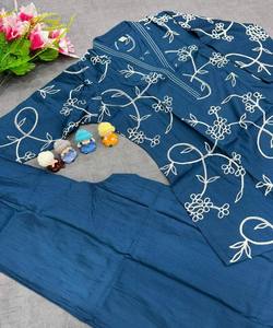 ATTRACTIF VATICAN ARI TRAVAIL HAUT BAS ENSEMBLE USAGE DÉCONTRACTÉ COULEUR BLEU NEVY PRIX DE GROS VÊTEMENT ETHNIQUE - Product Image 6