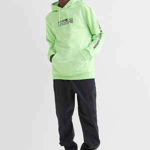Sudaderas con capucha unisex 100% algodón, cuello redondo, sudaderas lisas sin estampado, sudaderas con capucha extragrandes para hombre - Product Image 5