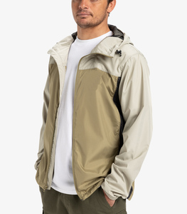 Veste coupe-vent décontractée pour homme, personnalisée en polyester noir avec col montant et fermeture éclair pour l'été - Product Image 3