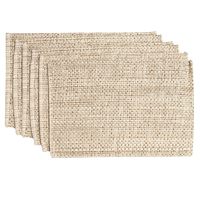 Napperons de table de mariage jetables de luxe modernes et traditionnels, imperméables, 100 % coton, personnalisables, les plus vendus