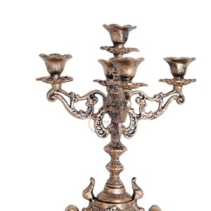 เชิงเทียนทองเหลืองขัดเงา ดีไซน์ทันสมัย คุณภาพสูง ผลิตอย่างประณีต ของตกแต่งบ้าน โคมไฟเชิงเทียน ราคาขายส่ง - Product Image 5