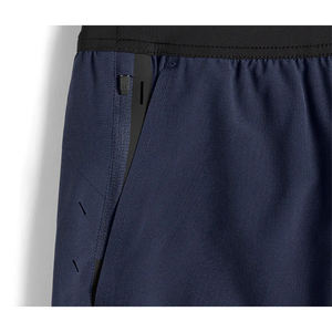 2024 nouveau short de Fitness bleu marine de haute qualité confortable ceinture élastique court Polyester solide durable Shorts de gymnastique pour - Product Image 4