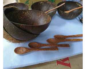 ชามกะลามะพร้าวทนทานทำมือในเวียดนามพร้อมงานฝีมือเรียบเหมาะสำหรับใช้บนโต๊ะอาหารชามกะลามะพร้าวสำหรับส่งออก - Product Image 6