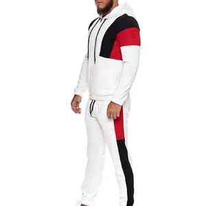 Ensemble de survêtement à capuche zippé pour homme, molleton surdimensionné, décontracté, entraînement physique, jogging, tenue streetwear - Product Image 4
