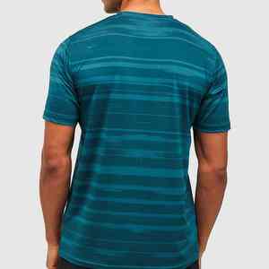 T-shirt décontracté pour homme, coupe ajustée, séchage rapide, respirant, logo personnalisé, sublimation, impression 3D intégrale, polyester, stock en vrac, vêtements mixtes - Product Image 5