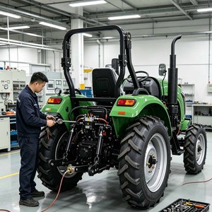 Tracteur agricole compact 60 CV à longue durée de vie, 4x4, <span class=keywords><strong>mini</strong></span>-tracteur à roues avec équipement complet - Product Image 3