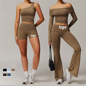 Conjunto de yoga para mujer transfronterizo Ropa informal y deportiva cómoda para correr y hacer ejercicio - Product Image 1