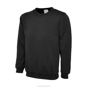 Jersey extragrande de manga larga y peso pesado para hombre con logotipo personalizado, suéter de cuello redondo, sudaderas con capucha lisas de lana gruesa para invierno - Product Image 3