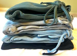 Pantalones Deportivos Cómodos de Felpa con Cordón, Suaves y Elásticos, con Bolsillos, Pantalones Deportivos para Mujer - Product Image 2