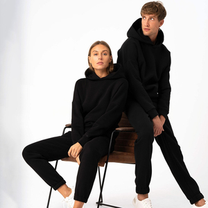 Conjunto de Sudadera con capucha de manga larga para hombre y mujer-Perfecto para ropa de otoño e invierno - Product Image 4