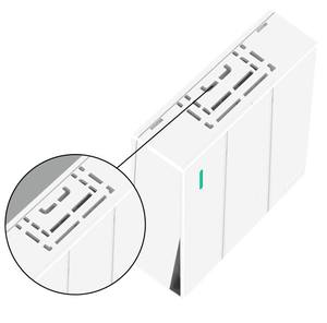 Interrupteur d'éclairage 3 gangs 2 voies blanc simple 10A 250V, idéal pour résidences, hôpitaux, hôtels et appartements - Vente chaude - Product Image 4
