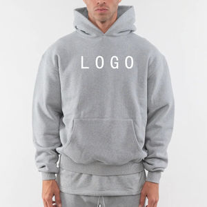 2025 Sudadera con capucha de poliéster GSM 240 para hombre personalizada, peso ligero, manga larga, diseño de gran tamaño con logotipo bordado, ropa de hombre colorida - Product Image 6