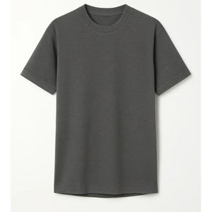 T-shirts pour hommes à manches courtes de qualité supérieure, écologiques, unis, décontractés, personnalisables, imprimés par transfert thermique, col rond, coupe classique - Product Image 4