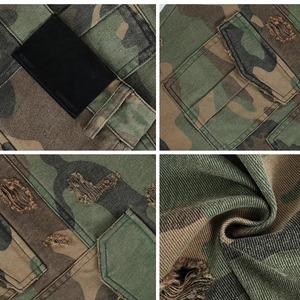 Pantalones Cortos de Nailon Desgastados de Diseñador para Hombre, Talla Grande Premium, Estilo Hip Hop Vintage de Alta Calidad - Product Image 4