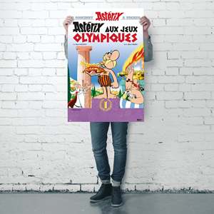 Póster de Asterix y Obelix de estilo moderno para decoración de pared con diseño de los Juegos Olímpicos - Product Image 2