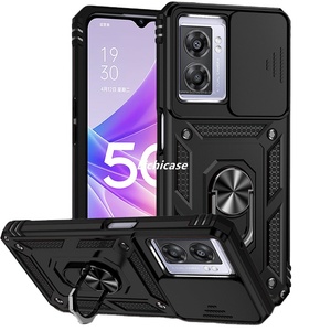 Lichicase, recién llegados, resistente al desgaste, lente deslizante, ventana, funda protectora resistente para Oppo A57 A57S <span class=keywords><strong>A77</strong></span> 5G, contraportada - Product Image 4