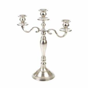 Candelabro de Aluminio Metálico en Oferta, Portavelas de 3 Brazos, Acabado Personalizado para Decoración de Mesas de Boda - Product Image 2
