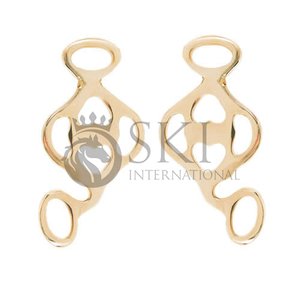 La mejor calidad de acero inoxidable Hackamore Shanks Venta al por mayor Venta caliente Equitación Bitless Western Bits OEM ODM Productos ecuestres - Product Image 6