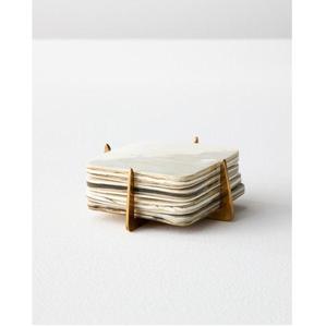 Sous-verres de table en corne de buffle naturelle, faits à la main, accessoires rustiques pour boissons, haute qualité - Product Image 4