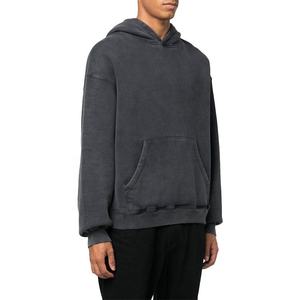 Sweats à capuche et sweat-shirts pour hommes unis à capuche de haute qualité grande taille personnalisés pull épais vierge survêtement surdimensionné personnalisé surdimensionné - Product Image 2