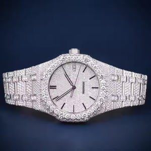 Reloj de Lujo Unisex de Acero Inoxidable con Diseño Empresarial Antiguo, Movimiento de Cuarzo Analógico Miyota, Alta Calidad, Estilo Hip Hop, Deportivo de 20 mm - Product Image 3