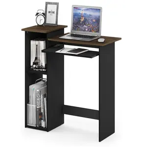 本棚付き木製コンピューターデスクオフィステーブル家具コンピューターゲーミングデスク多機能オフィスホームPCデスク