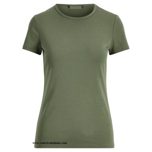 OEM Custom 100% Cotton <b>T</b>-<b>Shirts</b> for Women Plus Size Casual Wear Personalized Printing Embroidery <b>Sequined</b> Diamond Short Length - Product Image 3