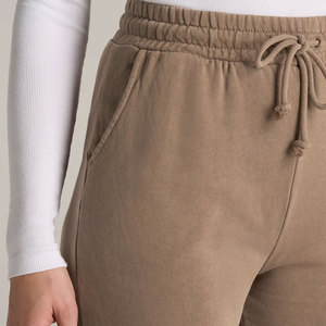 Pantalon de jogging cargo pour femmes de haute qualité pantalon de survêtement pour femmes grande taille jambe large pantalon plat en coton uni pantalon pour femmes - Product Image 2