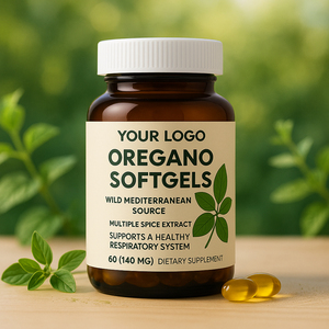 Privélabel Oregano Softgel Capsule Kruidensupplement Meerdere Specerijenextracten voor Ademwegondersteuning Immuun Gezondheid Gebruik voor Volwassenen - Product Image 2