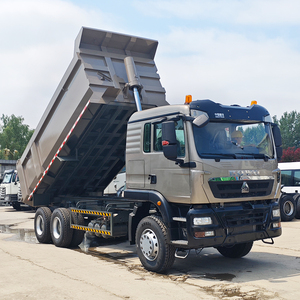 Camion benne d'occasion reconditionné Sinotruk Howo Tx375 6x4, poids lourd diesel pour le transport de chantier - Product Image 3