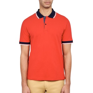 Polo homme tendance en coton à manches courtes, personnalisable, idéal pour l'été – Vente chaude usine – MARQUE HS - Product Image 1