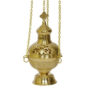 Brûleur à Bakhoor d'intérieur en laiton au design classique, qualité supérieure, taille personnalisée, couleur or, brûleur à Oud de table - Product Image 2