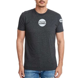 T-shirt homme en coton 100% ajusté de qualité supérieure pour Level Apparel, coupe slim, col rond, N6210-CHARCOAL - Product Image 1