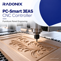 Contrôleur CNC Ethernet 3 axes RADONIX PC-Smart 3EAS pour la gravure de panneaux de meubles et la sculpture de signes décoratifs en bois