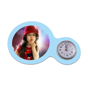 Wholesale Sublimation Blank Mdf Wall <strong>Clock</strong> <strong>Diy</strong> Photo Printing Custom Design <strong>Clock</strong> for Home Decorative - Product Image 2