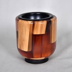 Bakhoor en résine et bois fabriqués à la main Ramadan spécial fait à la main époxy et bois encens tendance époxy et bois rond Bakhoor - Product Image 1