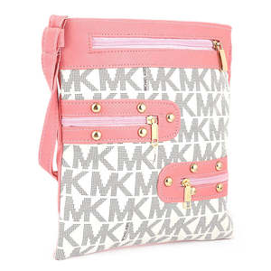 กระเป๋าสะพายไหล่ผู้หญิง (7550) - สีชมพูอ่อน - Product Image 1