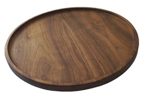 <b>Walnut</b> Wood <b>Table</b> Decor Tray New Kitchen Ware Best Quality High Finished Wooden Fruit Serving Tray - Product Image 2
