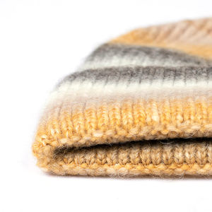 2025 personnalisé haute qualité acrylique tricot Beanie Cap multicolore bouffée impression Vintage vêtements d'hiver Jacquard unisexe - Product Image 5