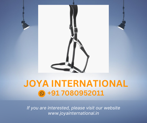 Hennaroso Collier de tête en cuir anatomique roulé pour cheval, personnalisable (couleur et logo), design moderne et confortable pour l'équitation - Product Image 2