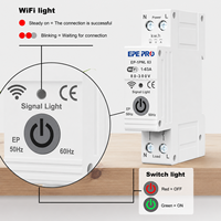 Disjoncteur intelligent WiFi portable 63A avec protection contre les fuites à la terre, compteur d'électricité sans fil, protection contre les surtensions
