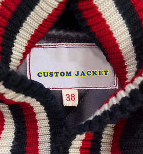 Veste universitaire à capuche à col montant unisexe de haute qualité personnalisée OEM, respirante, coupe-vent, bomber d'hiver en chenille - Product Image 5