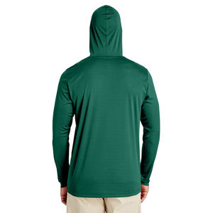 Pull-over à capuche en coton pour hommes, sweat-shirt léger à motifs solides en trois mélanges, prix de gros - Product Image 5