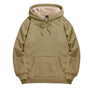 Men's Pullover Hoodie Thick Sherpa Lined Hooded Sweatshirt Winter <b>Warm</b> <b>Fleece</b> Hoodie Athletic Workout Sweatshirts - Product Image 1